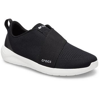 Crocs LiteRide Modform Slip-On Cierne - Panske Tenisky